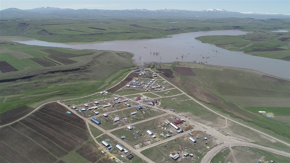 Kars Barajı Göl Alanında Su Yükselerek Yüzde 85 Doluluğa Ulaşıldı