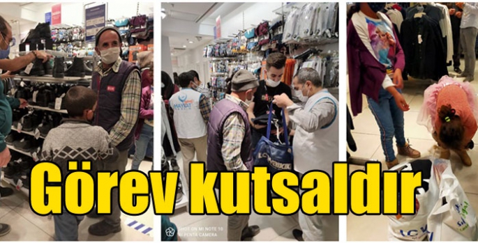 Hayrat Yardım Kars temsilciliği ve hayırseverler yine görevde