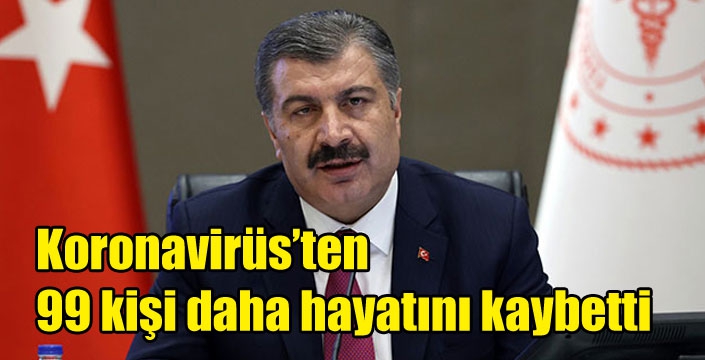 Koronavirüs’ten 99 kişi daha hayatını kaybetti