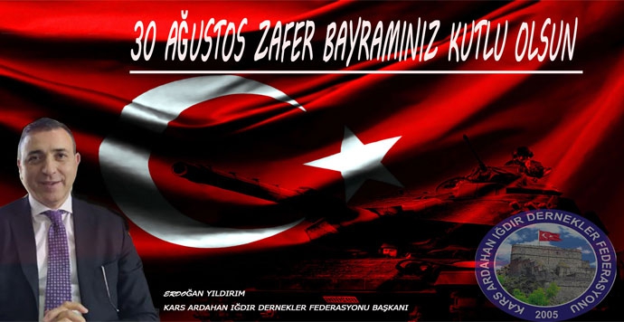 Erdoğan Yıldırım’ın 30 Ağustos Zafer Bayramı Mesajı