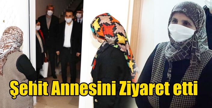 Kars Valisi, Şehit Annesini Ziyaret etti